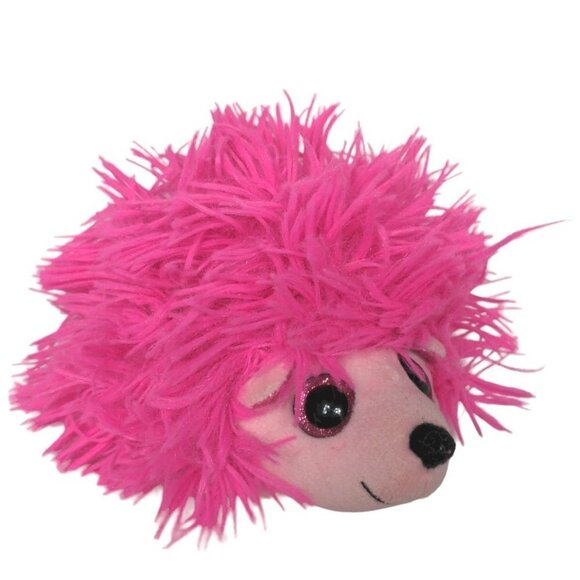 Ty Beanie Boo Lilly Pink Hedgehog Plush Stuffed Animal 2014 6" - Picture 1 of 8